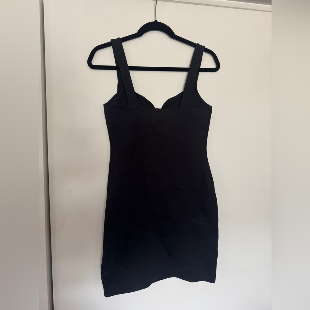 Abercrombie Sweetheart Ponte Mini Dress little black dress